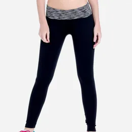 Women's Pants Slim And High Stretch Yoga 9 Point Outdoor Quick Dried Tight Exercise Seamless Colour Matching Fitness