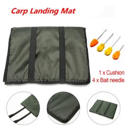 Tools 3 Layers Fishing Unhooking Pad Multipurpose Foldable Carp Landing Mat Comfortable Sponge Cushion Breathable for Outdoor Supplies