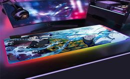 Mouse Pad Pc Rgb Anime Rug Setup Gamer Accessories Gaming Mats with Backlight Mat Mousepad manga Keyboard mouse pad6220528