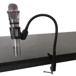 Accessories Flexible Gooseneck Microphone Stand with Desk Clamp for Radio Broadcasting Studio Live Broadcast Equipment