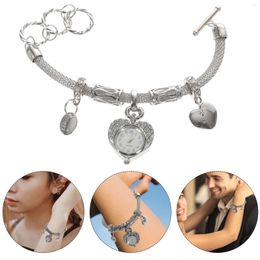 Wristwatches Bracelet Watch Ladies Watches Wrist Chain With Elegant Lady Decorate Unique Heart Women All-match Jewelry Alloy