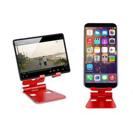 Communications Metal Replicate Holder Folding Mobile Stand Portable Smartphone Mount 4.5" ~ 6.9" Phone for Iphone Xiaomi Huawei