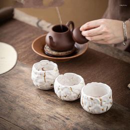 Wine Glasses Handmade Tea Cup Ru Kiln Open Piece Can Raise Ceramics Japanese-style Stoare Master Single