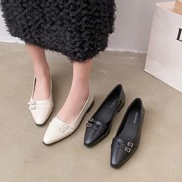 Casual Shoes High Heels For Women Loafers Ladies Slip-on Soft Leather Original Design Korean Female Flats Driving Women's Moccasins
