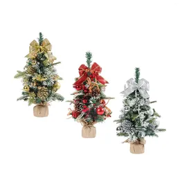 Christmas Decorations Artificial Tabletop Tree Party Favors 50cm For Shelf Home Office Table Festivals
