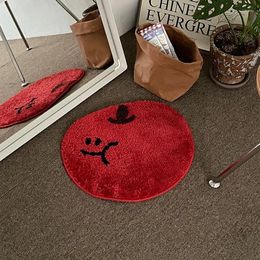 Carpets Cute Fruits Tufting Carpet Door Mat Soft Thick Fluffy Tuftted Bathroom Absorbent Rug Toilet Kitchen Entrance Floor Foot Pad