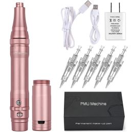 Pacifier High Quality Wireless Rechargeable Permanent Makeup Hine with Battery Portable Pmu Eyebrow Tattoo Hine for Eyebrows Lips