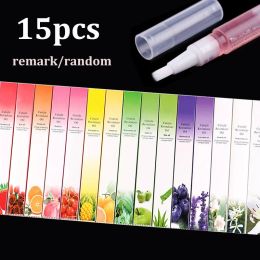 Tool 15pcs Nail Treatment Cuticle Revitalizer Nutrition Oil Pen Anti Cuticle Remover Nail Care Strengthening Repair Gel Fast Delivery