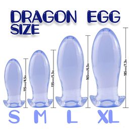 Products Huge Dragon Egg Dildos For Men And Women Soft Anal Dilator Stimulate Anus Vaginal Sex Toys Big Butt Plug