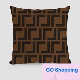 High-end Famous Brand Affordable Luxury Style Square Fashion Living Room Sofa Square Peach Skin Fabric Pillow Cover