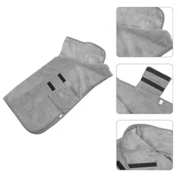 Dog Apparel Bath Towel Puppy Robe Towels Cotton Pet Bathrobe Coat Quick Dry Pure Comfortable Drying Dogs