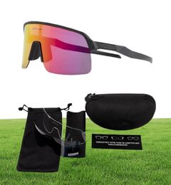 Cycling Sunglasses Bike Eyewear Full frame TR9O Black polarized lens Outdoor Sport Sunglasses 3PCS Lens model 9463 MTB Cycle Goggl7574315