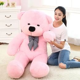 2024 High Quality Stuffed Animals Plush Toys Large 100cm Teddy Bear Big Bear Doll Lovers Birthday Baby Gift