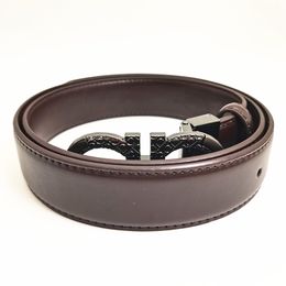 mens designer belt ceinture homme 3.5cm Wide Belt Smooth leather good leather resort casual style belt bicolor Small D pattern luxury 8 belt 95-125cm Length
