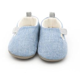 Outdoor Cotton soft baby shoes with rubber pads warm soft sole infant shoes spring or fall walking shoes