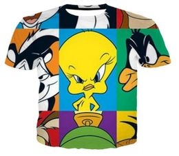 New Fashion cartoon looney tunes TShirts Men womens Clothing 3D Print Men Women Harajuku Style Streetwear Tops EL0546675661