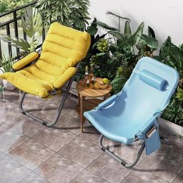 Camp Furniture Outdoor Luxury Recliner Floor Chair Minimalist Nordic Design Indoor Lounge Chairs Metal Party Sillas Playa Modern