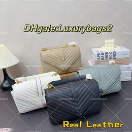 Luxury shoulder bags leather Messenger bag designe handbags classic lady patchwork Colour gold buckle flap tote hobo crossbody purses clutch bags