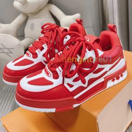 2024 new Hot printing Luxury sneakers men casual shoes lovers grey orange red training shoe White trainer wild low-top skate platform classic 36-45 c4