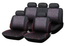 9pcsset Car Seat Cover sets Universal Fit detachable headrests only 5 seat SUV sedans frontback seat elastic breathable fashion5346625