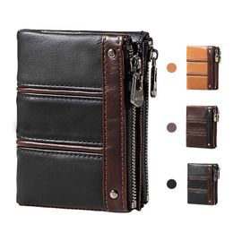 Retro Men's And Women's Models Large-capacity Multi-function Anti-magnetic Anti-theft Brush Wallet 031124a