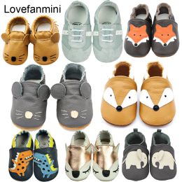 Outdoor Baby Shoes Soft cow Leather bebe newborn booties for babies Boys Girls Infant toddler Moccasins Slippers First Walkers sneakers