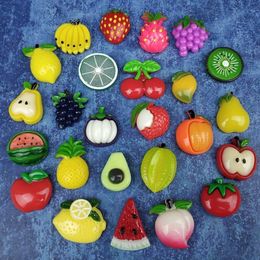 25pcs/set fruit series fridge magnet whiteboard office po magnetic sticker strong neodymium refrigerator magnets home deco 240227