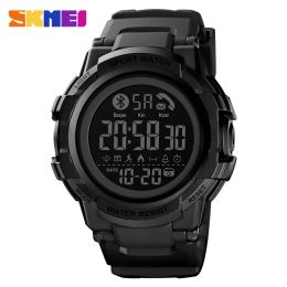 Watches Skmei Bluetooth Sports Smart Watches Fashion Pedometer Calorie Waterproof Digital Men Wristwatches Fiess Clock Relogio