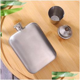 Hip Flasks Wine Bottle Good Sealing Flask Easy To Carry Storing Usef Outdoor Cam Drinkware Liquor Drop Delivery Home Garden Kitchen Dhp51