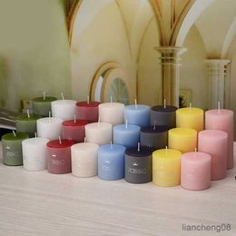 Candles 5cm Household Pillar Candles for Emergency 3 Sizes 8 Colours Optional Scented Candles Smokeless Candles for Praying Home Decor