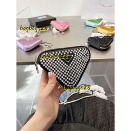 Cosmetic Bags Cases Cases Evening Bags Vanity Bag 2024 Classic Fashion Luxury Designer Coin Purses Crossbody Seven Colors Decorated With Brick And Stone Wallet