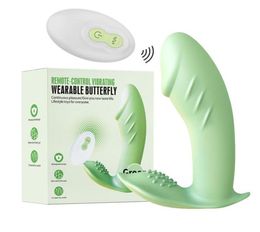 Wireless Remote Dildo Vibrator Panties for Women Clit Stimulator Adult Machine Shop Female Clitoris Masturbator Erotic Toy 2106188112844