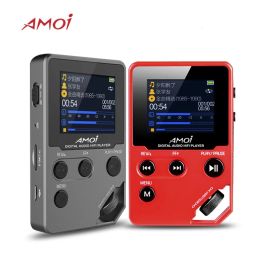 Player Amoi C10 Hifi MP3 Music Player HD Lossless Mini Sports Jogging DAC Radio FM TF DSD Ebook Stereo Recorder Trackwheel Walkman