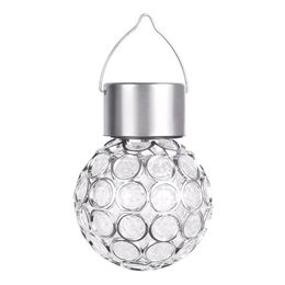 Solar LED Hanging Light Lantern Waterproof Hollow Out Ball Lamp for Outdoor Garden Yard Patio decoration Holiday Solar Light