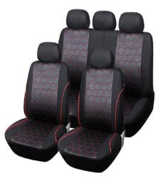 9pcsset Car Seat Cover sets Universal Fit detachable headrests only 5 seat SUV sedans frontback seat elastic breathable fashion3029881