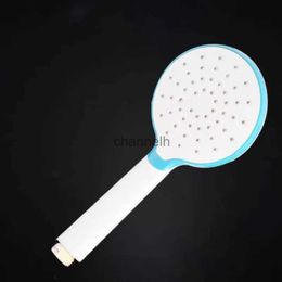 Bathroom Shower Heads White High Pressure Head ABS Material Easy To Clean Silicone Water Outlet Simple Style Durable Accessories Sets YQ240228
