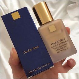 Other Health Beauty Items Coming Double Wear Stay-In-Place Makeup Liquid Foundation 30Ml 2 Colors Shop Version Drop Delivery Dhdkf