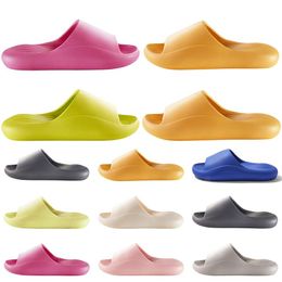 Style6 Men Women Slippers Summer Slides Designer Sandals Classic Soft Beach Waterproof Green Pink Red Yellow Orange Blue Grey Mens Slipper Sandal Slide