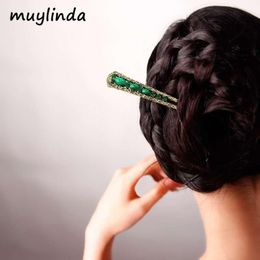 Muylinda Ethnic Retro Simple Chinese Hair Stick Geometry Vintage Women Hairpins jewelry296H