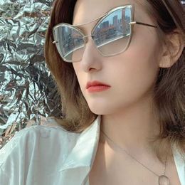 2024 retro square women's sunglasses Cat Eye DITA 22035 Butterfly Ring Type Womens Fashion Korean Sunglasses New Style LOGO