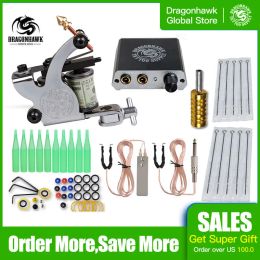 Dresses Complete 1 Tattoo Hine Gun Power Supply Set Beginner Kits