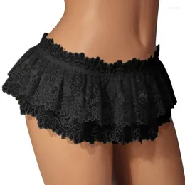 Women's Panties Sexy Erotic Lingerie Lace Underwear Skirt Thong Female Shorts Underpants Intimates Accessories