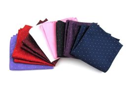 men039s handkerchief handy pocket square pocket towels dot strip formal accessories printed towel handkerchief hand towel 10pcs1292979