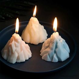 Candles Iceberg Scented Candle 3D Volcano Shaped Romantic Aromatherapy Soy Candle Wax Festival Desktop Decoration Candles