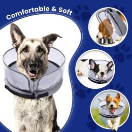 Sets Dog Cones After Surgerys Protective Inflatable Dog Collar Pet Recovery Collar Soft Pet Cone For Small Medium Or Large Dogs Cats