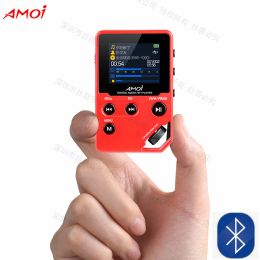 Players Amoi C10 HiFi MP3 Music Player Bluetooth 5.0 HD Mini Sports Jogging DAC Radio FM TF DSD Ebook Stereo Recorder Trackwheel Walkman