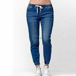 Women's Jeans Casual Jogger Pants 2020 Elastic Sexy Skinny Pencil Jeans For Women Leggings Jeans High Waist Womens Denim Drawstring Pants