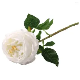Decorative Flowers Fake Rose Flower Premium Colorfast False Faux Silk Texture Simulation Po Props For Home