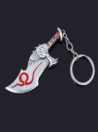 10pcRJ God Of War Kratos Broadsword Chaos Blade Keychain Broadsword Model Pendant Cosplay Car Purse Jewelry9298357