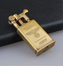 Vintage Brass Copper German039s Old Cigarette Lighter Windproof Trench Lighters4699064